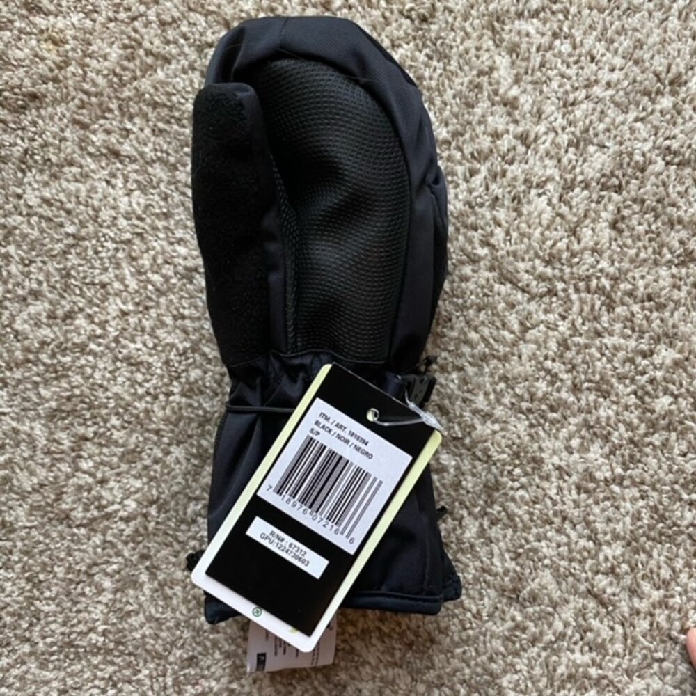 NWT Head Junior Ski Mittens Winter Gear Insulation Gloves Black Zip Size S/P - Picture 2 of 7